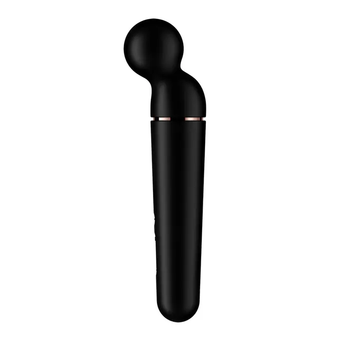 Satisfyer Vibrators Satisfyer Planet Wander BlackRose Gold USB Rechargeable Massager Wand Satisfyer Vibrators Satisfyer Planet Wander BlackRose Gold USB Rechargeable Massager Wand