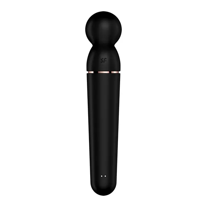 Satisfyer Vibrators Satisfyer Planet Wander BlackRose Gold USB Rechargeable Massager Wand Satisfyer Vibrators Satisfyer Planet Wander BlackRose Gold USB Rechargeable Massager Wand