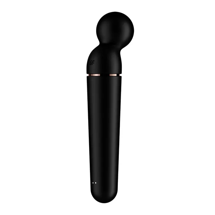 Satisfyer Vibrators Satisfyer Planet Wander BlackRose Gold USB Rechargeable Massager Wand Satisfyer Vibrators Satisfyer Planet Wander BlackRose Gold USB Rechargeable Massager Wand