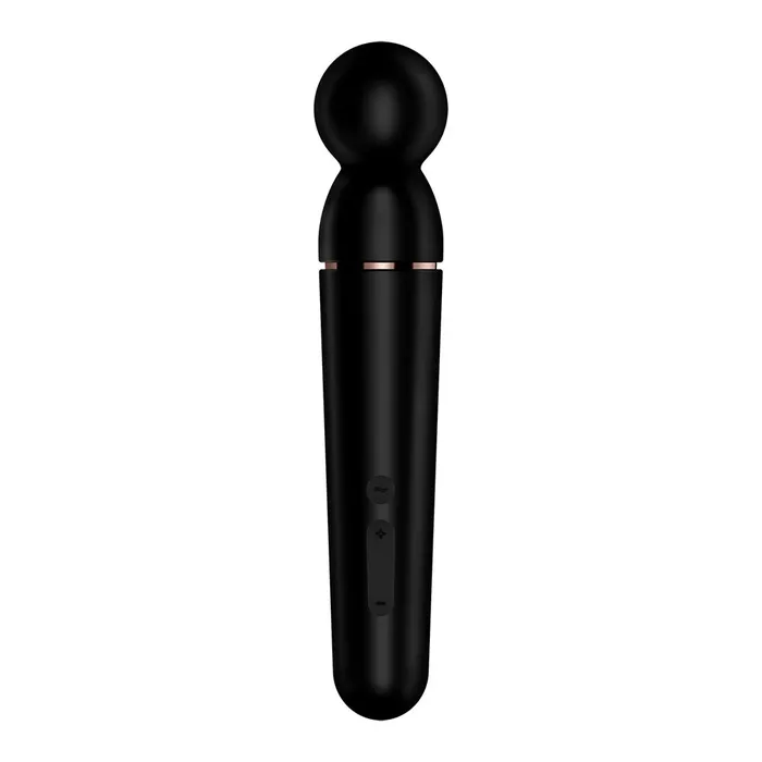 Satisfyer Vibrators Satisfyer Planet Wander BlackRose Gold USB Rechargeable Massager Wand Satisfyer Vibrators Satisfyer Planet Wander BlackRose Gold USB Rechargeable Massager Wand