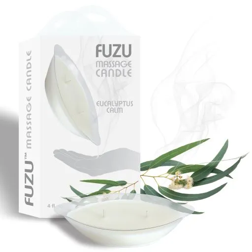 Fuzu Massage Candle Eucalyptus Calm 4 Oz Doctor Love Couples