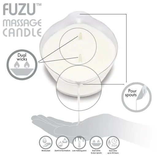 Fuzu Massage Candle Eucalyptus Calm 4 Oz Doctor Love Couples