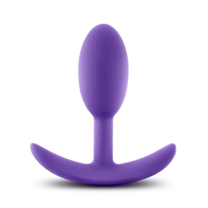 Blush Novelties Luxe Wearable Vibra Slim Plug Small Purple Anal