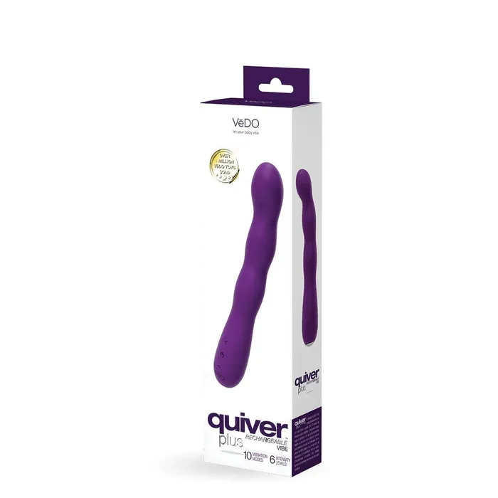 Vibrators VeDO VeDO Quiver PLUS Purple Rechargable