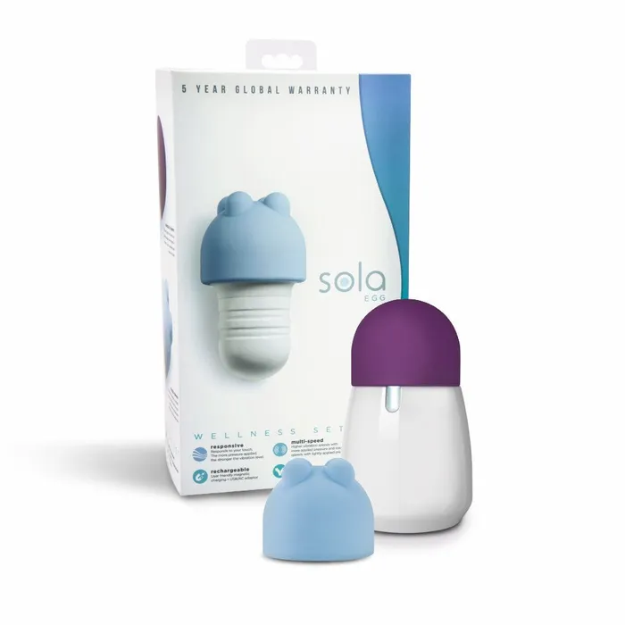 Holiday Blowout Sale Female Sex Toys Sola Egg Massager Wellness Set