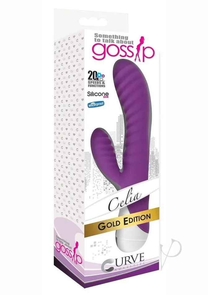 Gossip Celia Rabbit Vibe Purple Gossip Vibrators