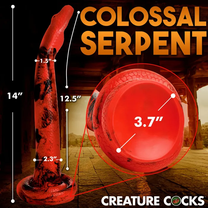 King Cobra Dildo 14 or 18 Inch XR Brands Dildos