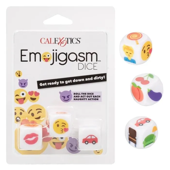 Calexotics Emojigasm Dice CALEXOTICS Vibrators