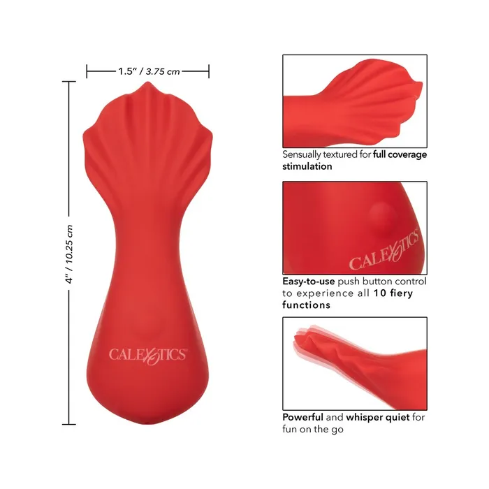 Calexotics Vibrators Red Hot Fuego Red Calexotics Vibrators Red Hot Fuego Red
