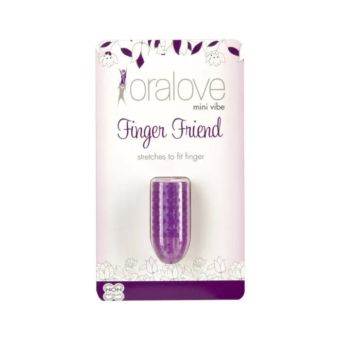 Vibrators Oralove Mini Vibe Purple Finger Friend Doc Johnson