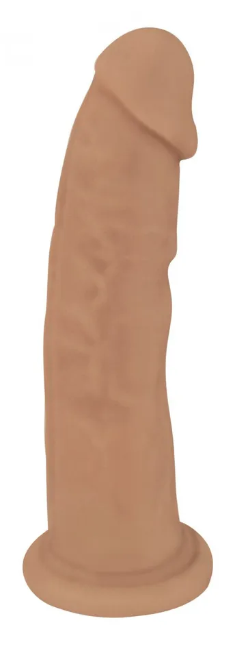Curve Toys Dildos Tan Silexpan Hypoallergenic Silicone Dildo