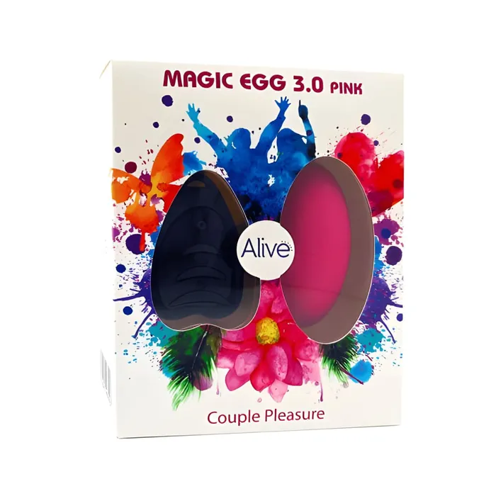 Alive Vibrators Alive 10 Function Remote Controlled Magic Egg 30 Pink