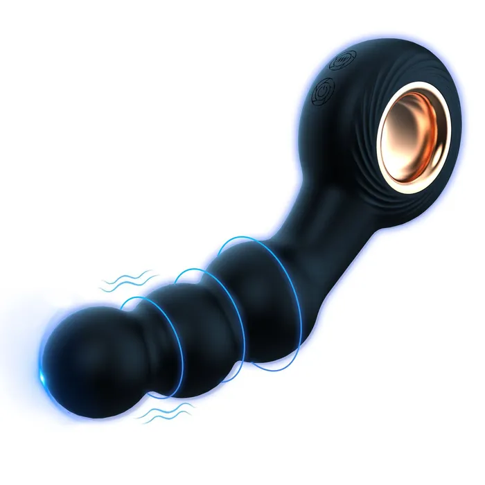 Anal Domlust Anal Beads Prostate Massager Handheld Vibrating Dildo G Spot Anal Vibrator