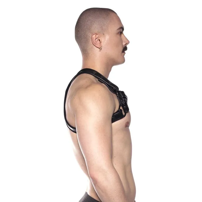 Anal Prowler RED Cross Harness Black LXL Prowler Red