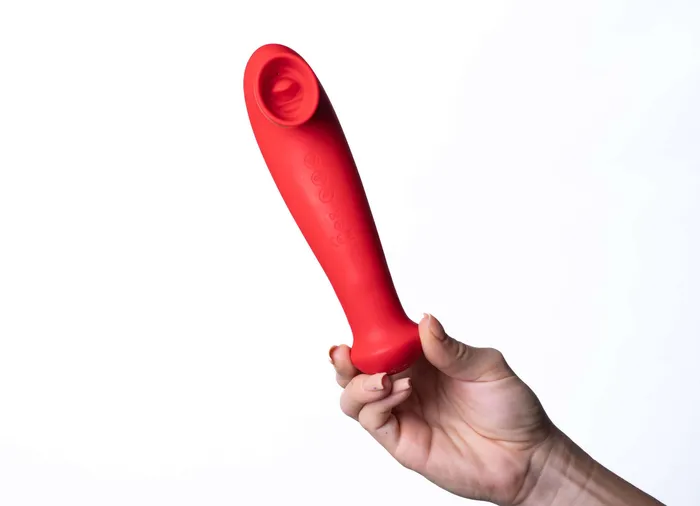 Destiny 15Function Rechargeable Vibrating Suction Wand Cherry Red Maia Toys Vibrators