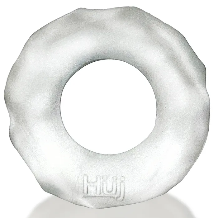 Hunkyjunk Dildos FRACTAL tactile cockring CLEAR ICE