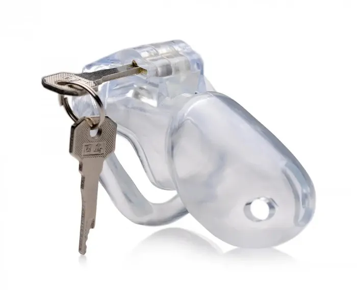 Master Series Male Sex Toys Clear Captor Chastity Cage Large BDSM Cock Cage Master Series Male Sex Toys Clear Captor Chastity Cage Large BDSM Cock Cage