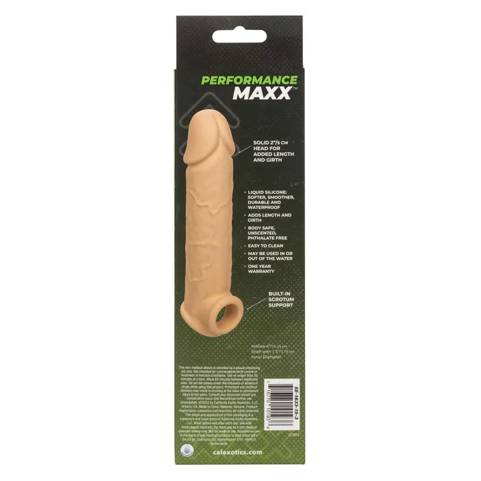 Performance Maxx LifeLike Extension 8 Inch Ivory CalExotics Anal Performance Maxx LifeLike Extension 8 Inch Ivory CalExotics Anal