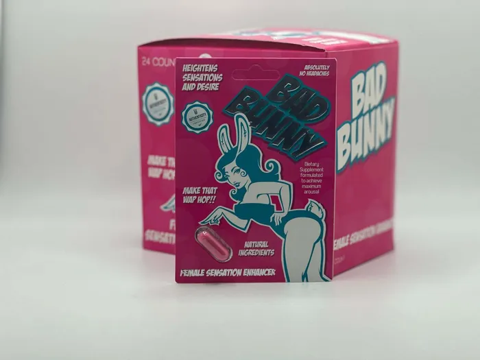 Pro West Distribution Vibrators Bad Bunny Femal Pill Enhancer 24 Ct Display Pro West Distribution Vibrators Bad Bunny Femal Pill Enhancer 24 Ct Display