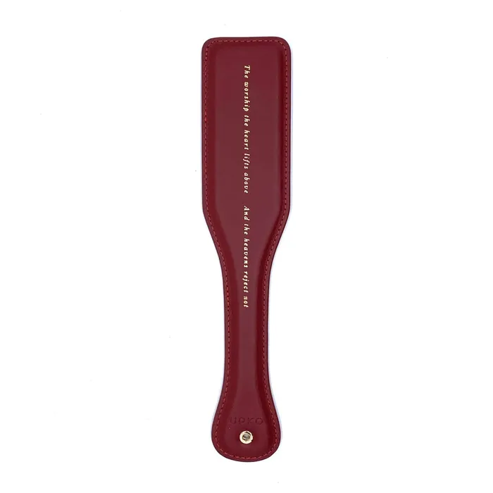 UPKO Restraints UPKO Luxury Italian Leather Bondage Tools Set with Case Red