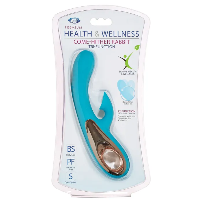 Vibrators Cloud 9 Novelties Health and Wellness Come Hither Rabbit TriFunction Vibrators Cloud 9 Novelties Health and Wellness Come Hither Rabbit TriFunction