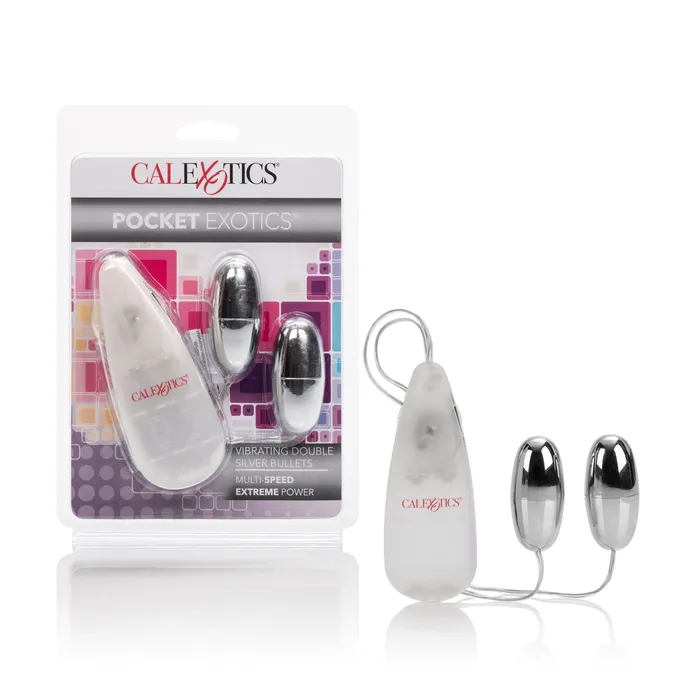 Calexotics Anal MultiSpeed Vibrating Silver Bullets PocketSized Fun for All Adventures