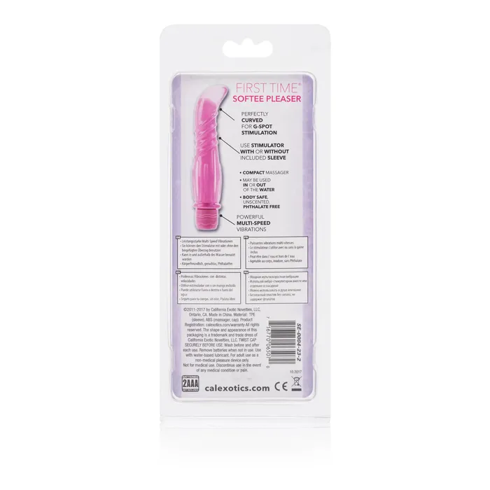CalExotics First Time Softee Pleaser Pink Vibrators
