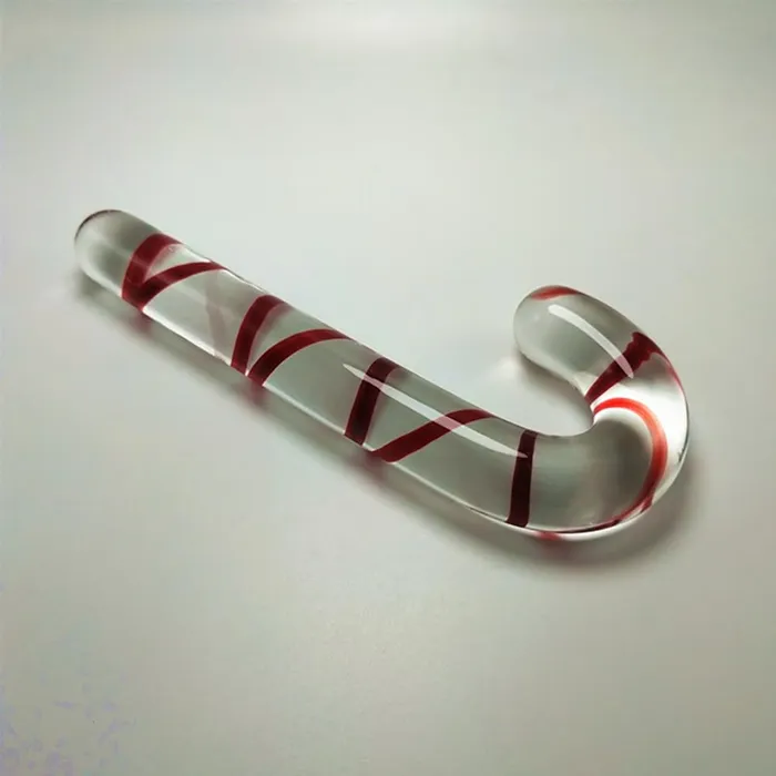 Dildos Candy Cane Dildo Glass Anal