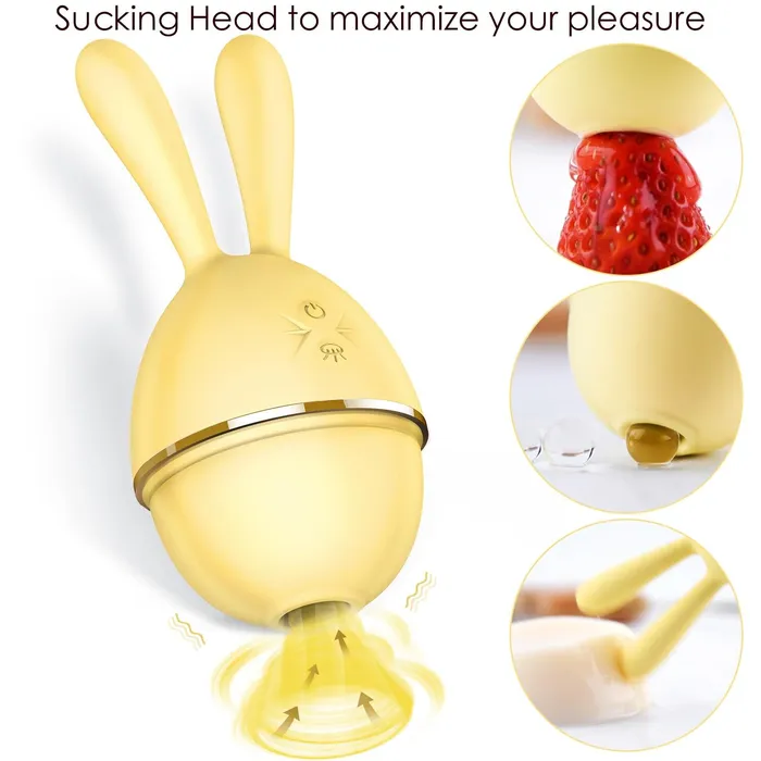 EROCOME 360Sucking Vibrating Rabbit Vibrator For Women Weadultshop Female Sex Toys