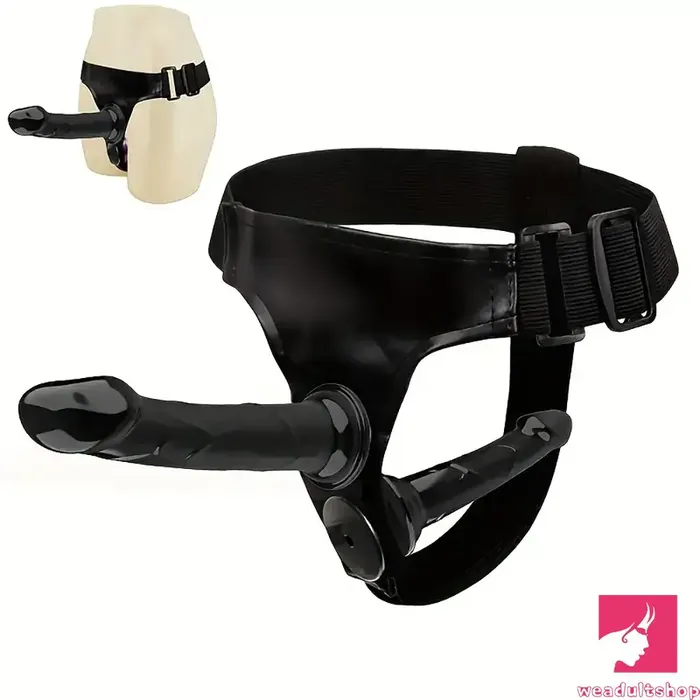 Female Sex Toys Weadultshop 59in 71in Wearable Adjustable Panty Harness Strap on Dual Real Dildo