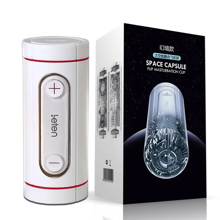 Leten Space Capsule Flip Dual Holes Manual Masturbation Cup weadultshop Female Sex Toys Leten Space Capsule Flip Dual Holes Manual Masturbation Cup weadultshop Female Sex Toys