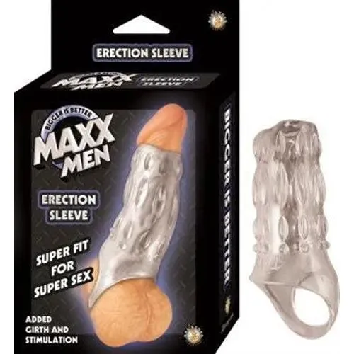 Male Sex Toys Nasstoys Maxx Men Erection Sleeve Clear