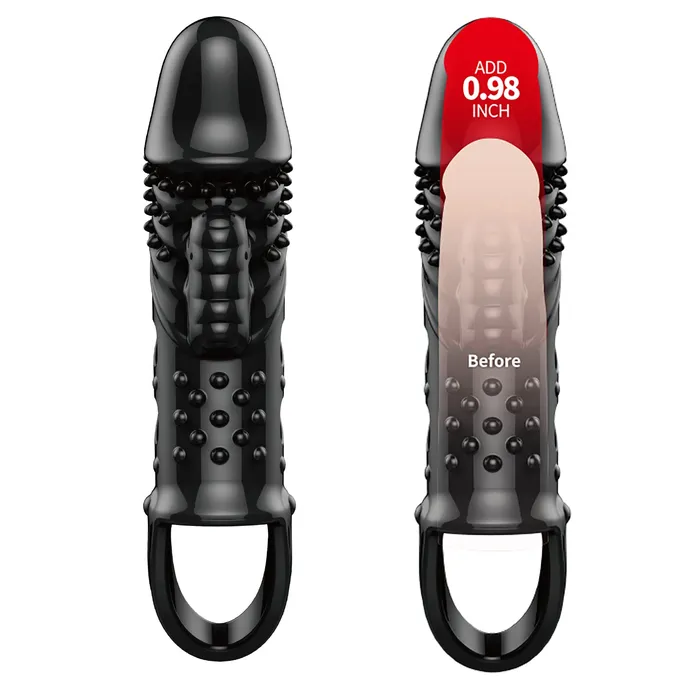 Pretty Love Pretty Love Penis Sleeve Cecelia Black Vibrators Pretty Love Pretty Love Penis Sleeve Cecelia Black Vibrators