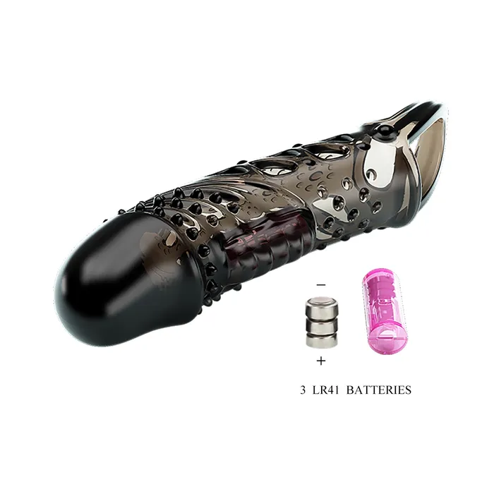 Pretty Love Pretty Love Penis Sleeve Cecelia Black Vibrators Pretty Love Pretty Love Penis Sleeve Cecelia Black Vibrators